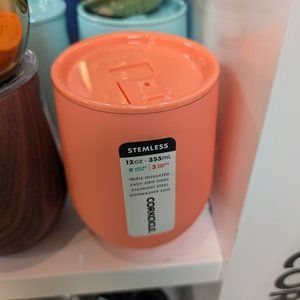 CORKCICLE 12OZ STEMLESS CUP CORAL